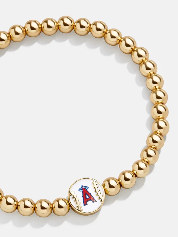 MLB Gold Pisa Bracelet - Los Angeles Angels sold by BaubleBar