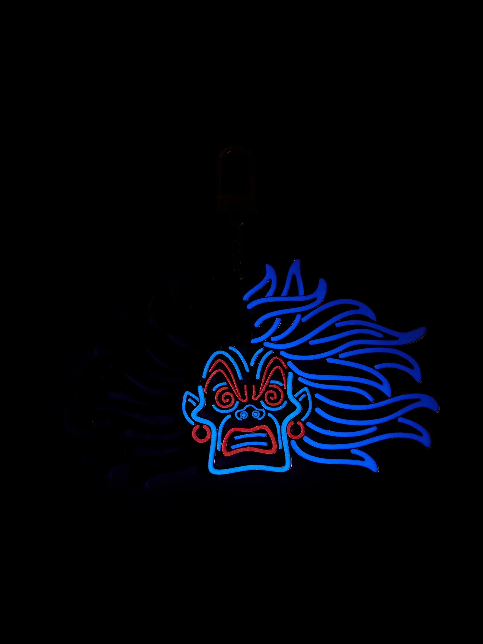 disney Cruella 2D Glow-in-the-Dark Bag Charm - Glow-in-the-Dark Cruella sold by BaubleBar product image thumbnail 2