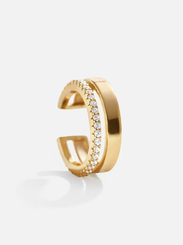 Emely 18K Gold Ear Cuff - Gold sold by BaubleBar