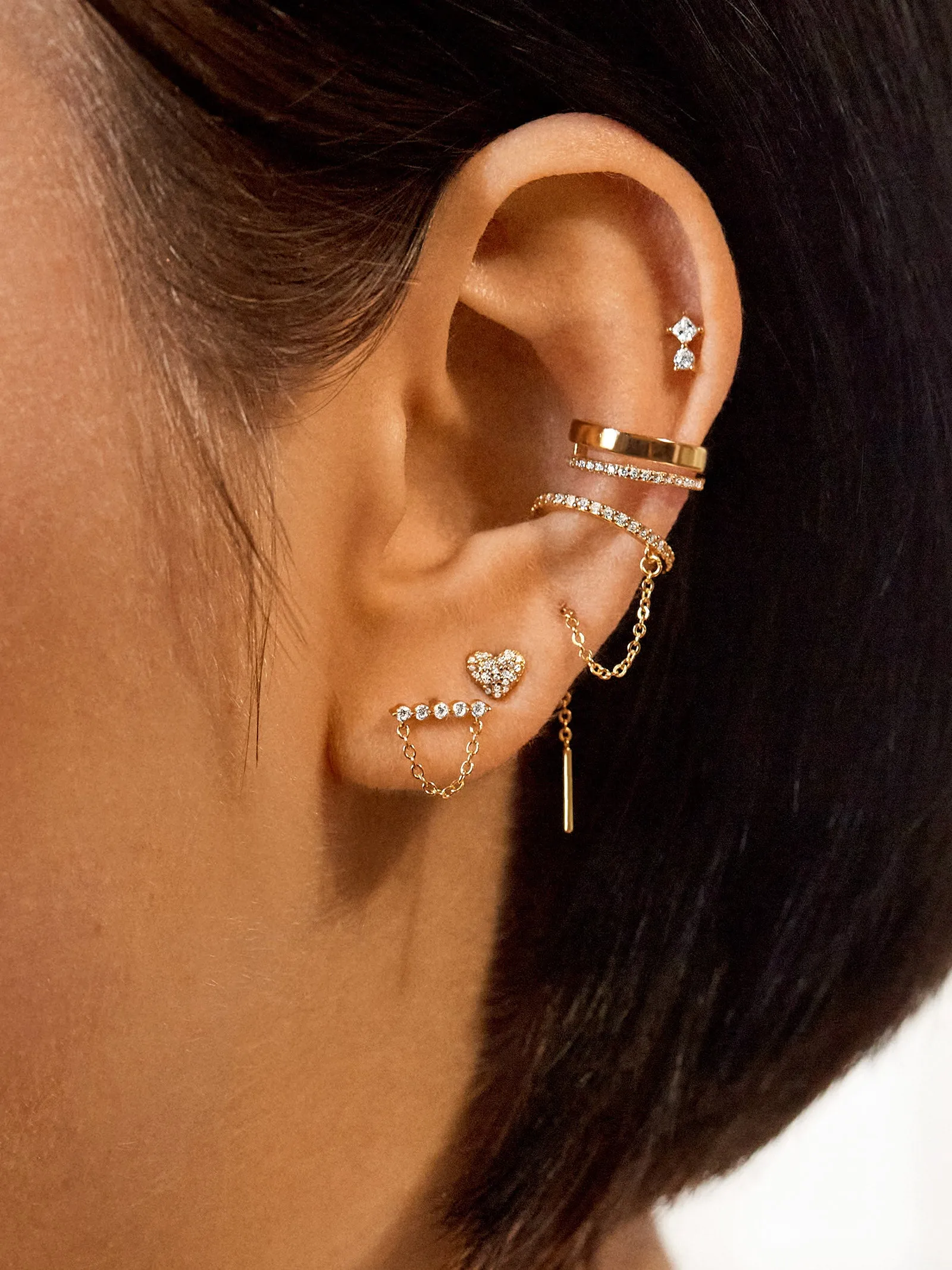 Emely 18K Gold Ear Cuff - Gold sold by BaubleBar product image thumbnail 2