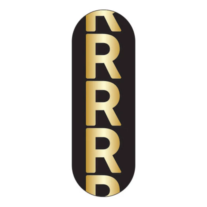 Black Initial Bead Charm - R sold by BaubleBar