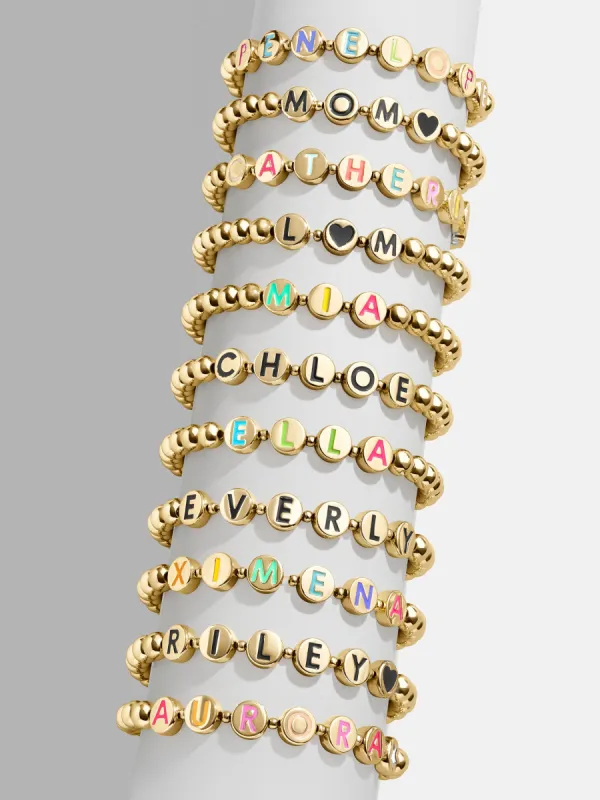 Custom Pisa Bracelet - Gold/Black sold by BaubleBar