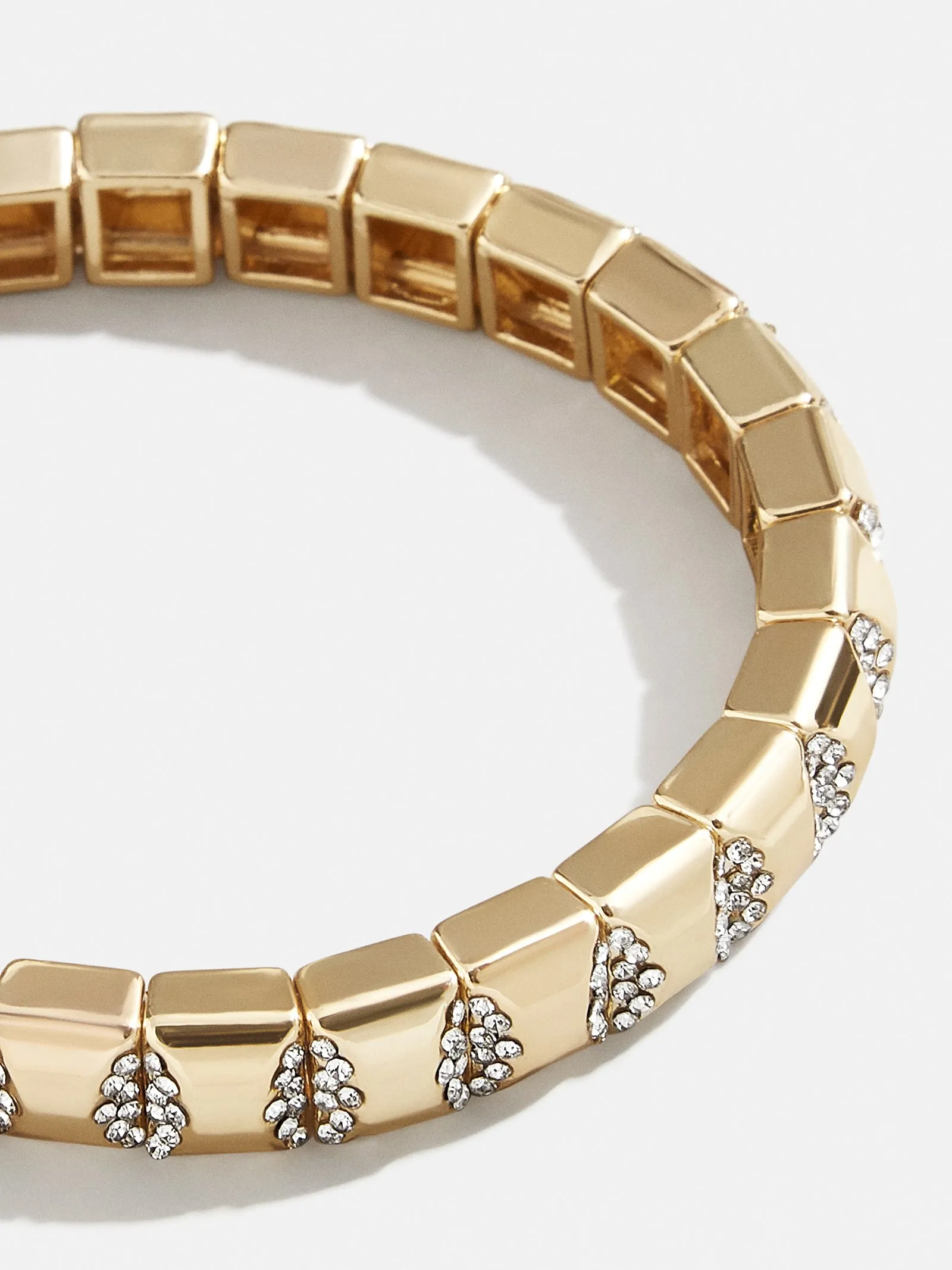 Rory Bracelet - Clear/Gold sold by BaubleBar