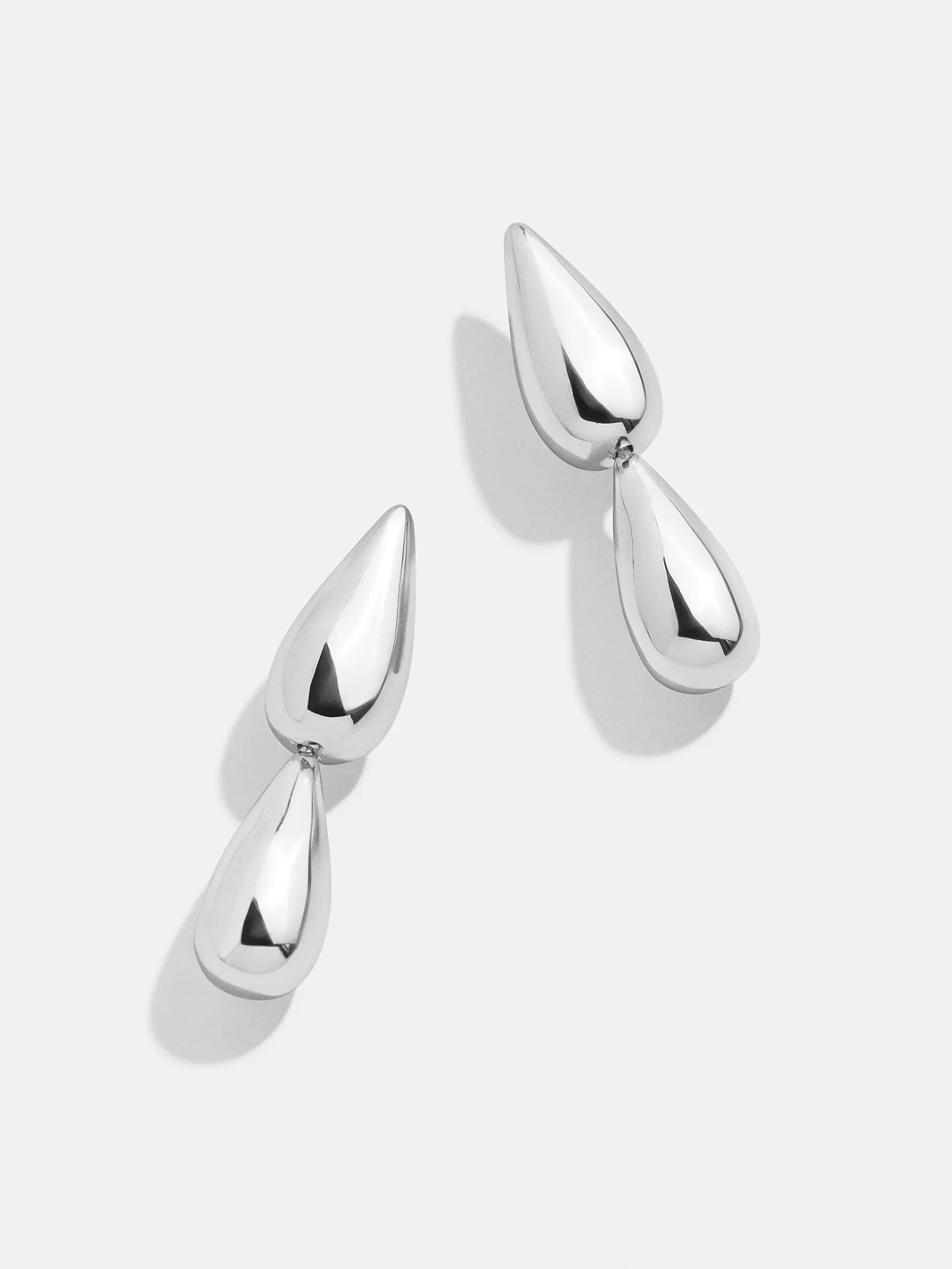 Zoe Earrings - Silver sold by BaubleBar
