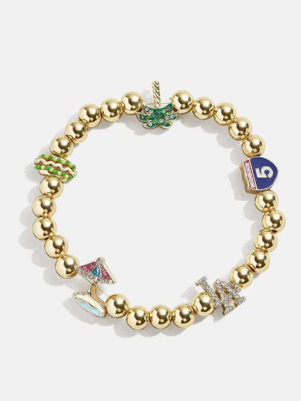 MLB Pisa Charm Bracelet - Los Angeles Dodgers sold by BaubleBar