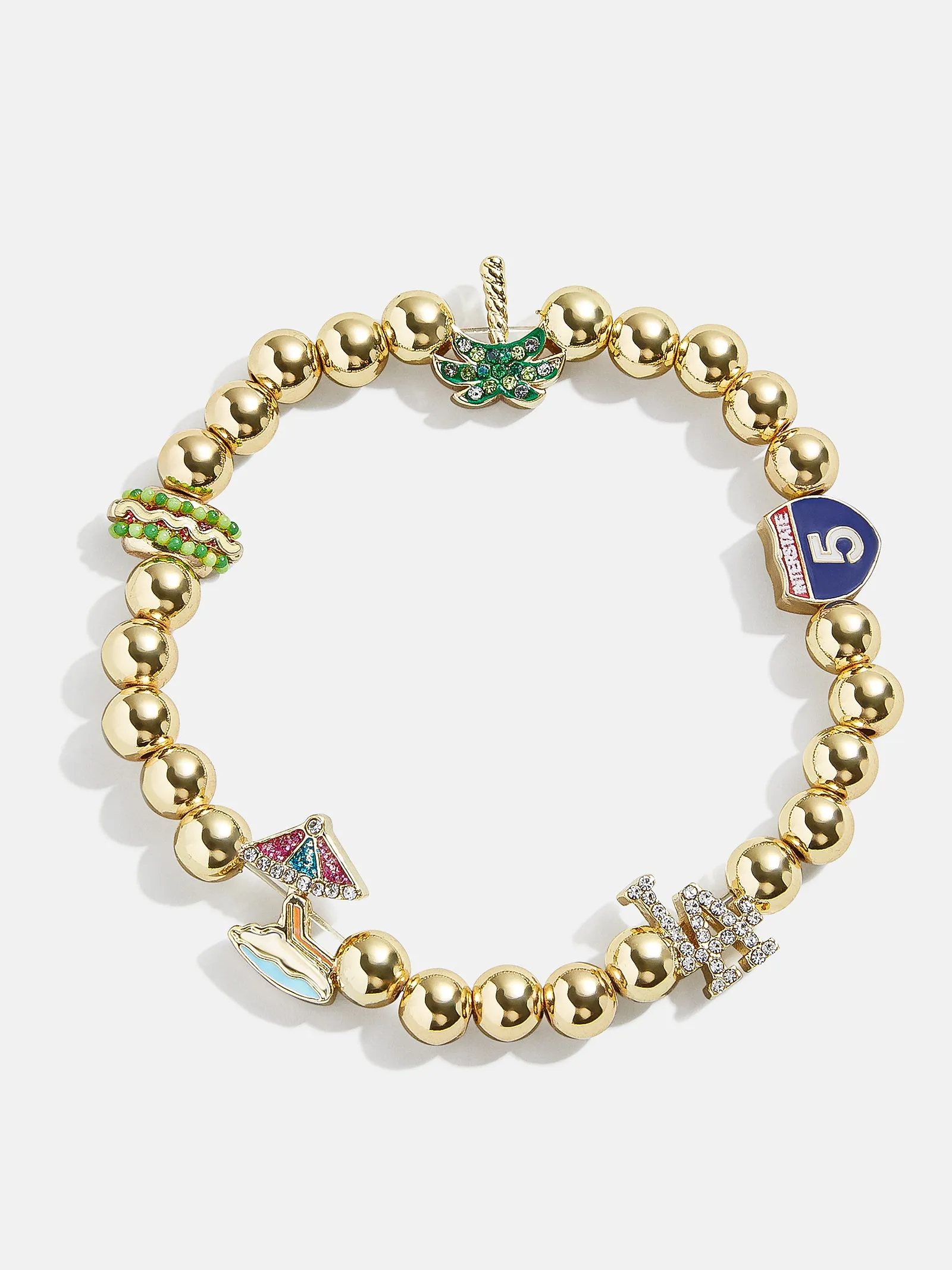 MLB Pisa Charm Bracelet - Los Angeles Dodgers sold by BaubleBar