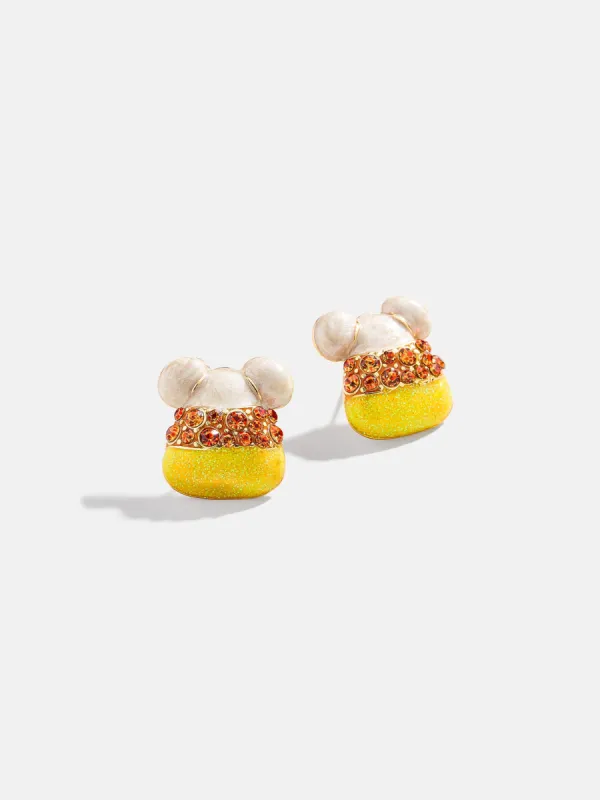 Mickey Mouse Disney Candy Corn Stud Earrings - Disney Candy Corn Stud Earrings sold by BaubleBar