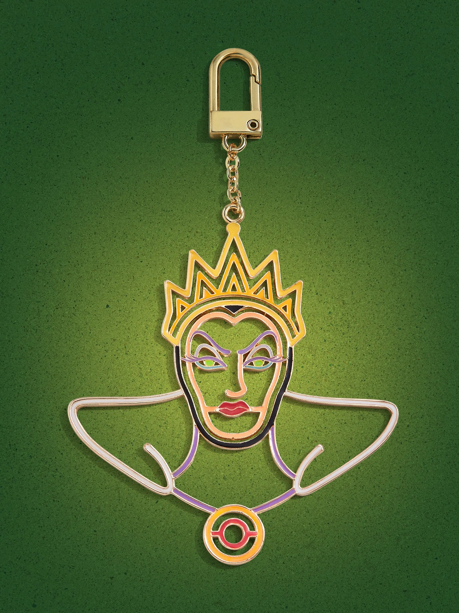 disney The Evil Queen 2D Glow-in-the-Dark Bag Charm - Glow-in-the-Dark Evil Queen sold by BaubleBar