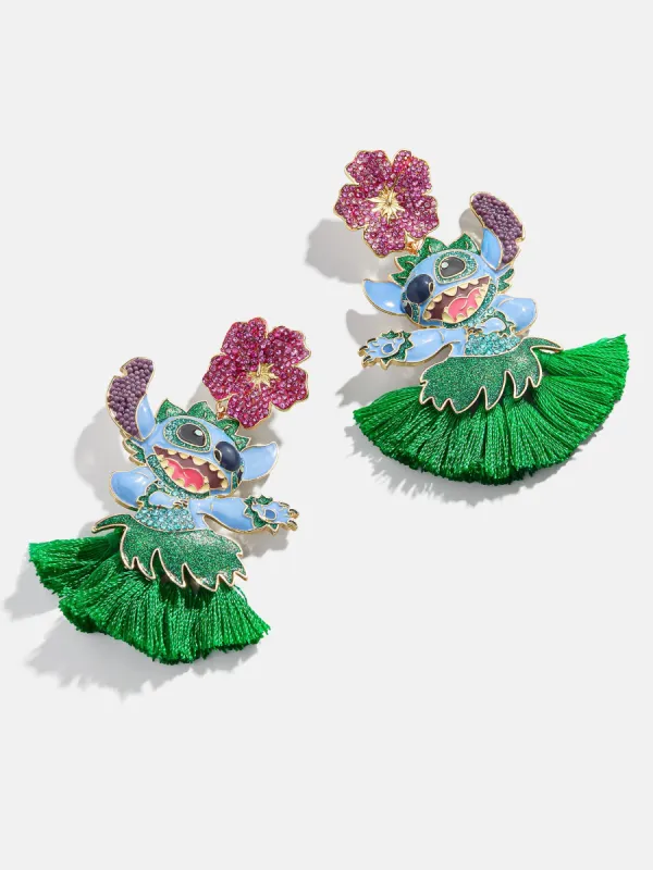 Stitch Disney Hula Earrings - Blue sold by BaubleBar