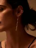 Yasmine 18K Gold Earrings - Gold/Pavé sold by BaubleBar