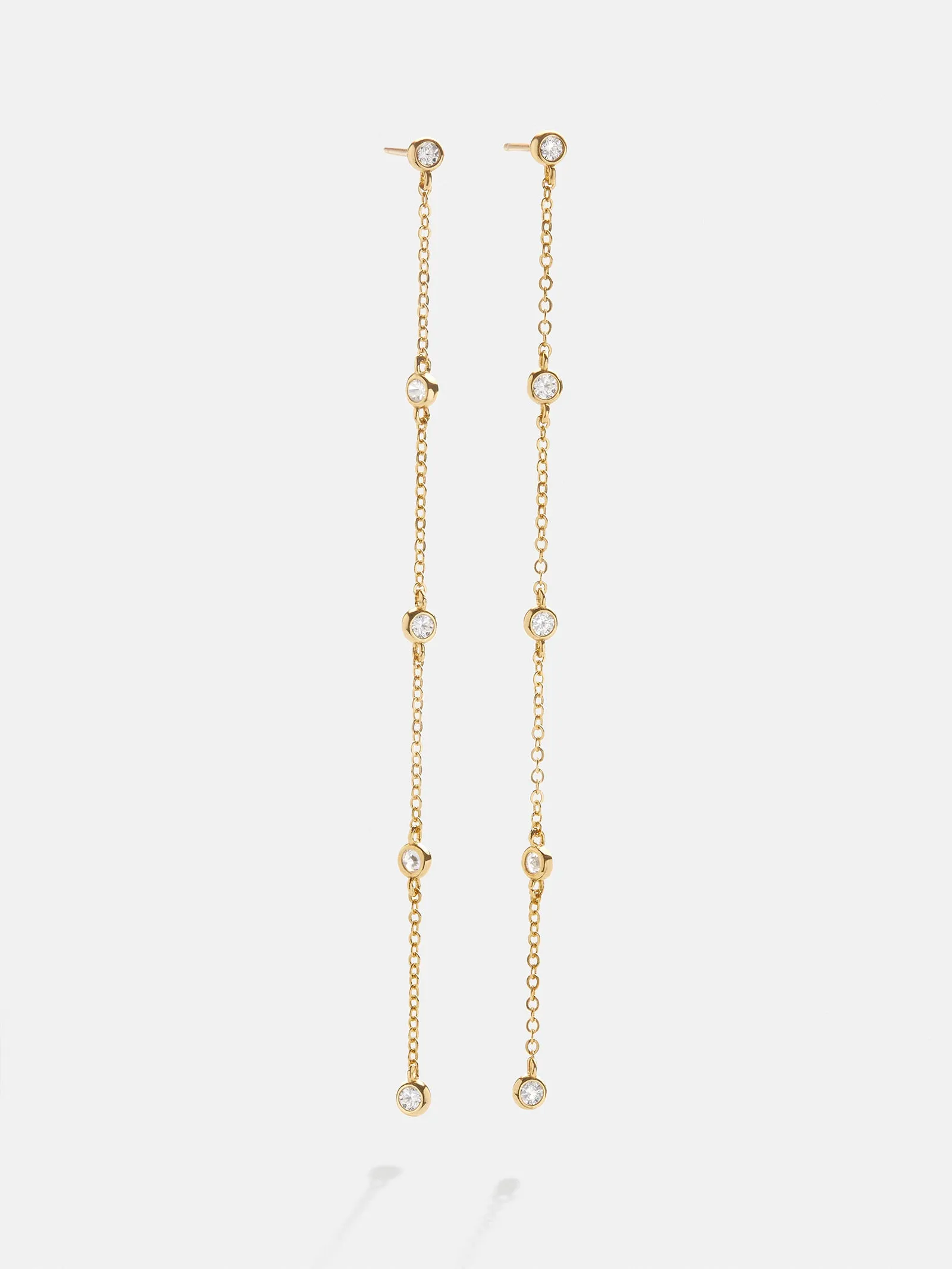 Yasmine 18K Gold Earrings - Gold/Pavé sold by BaubleBar