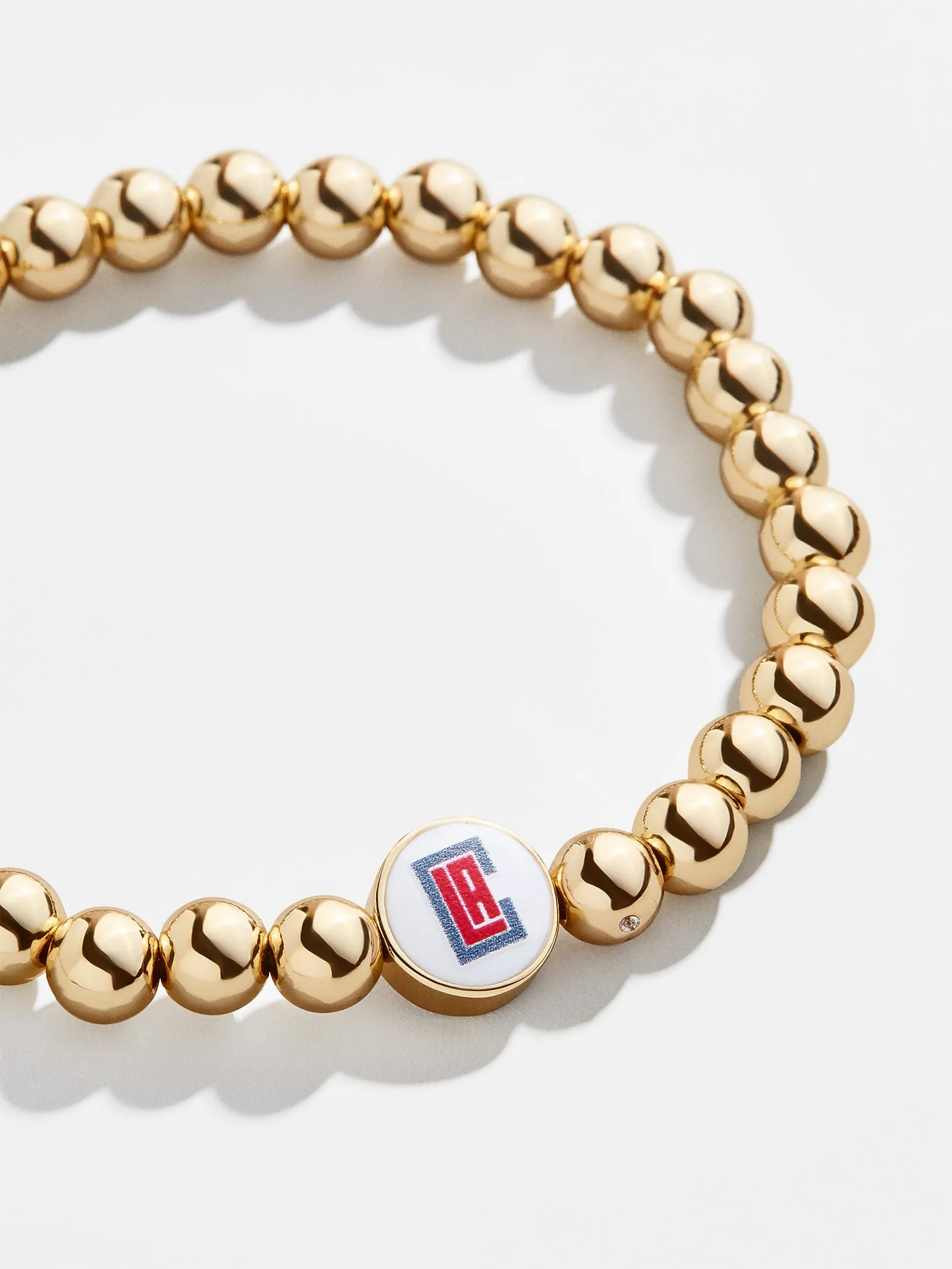 LA Clippers Gold Pisa Bracelet - LA Clippers sold by BaubleBar