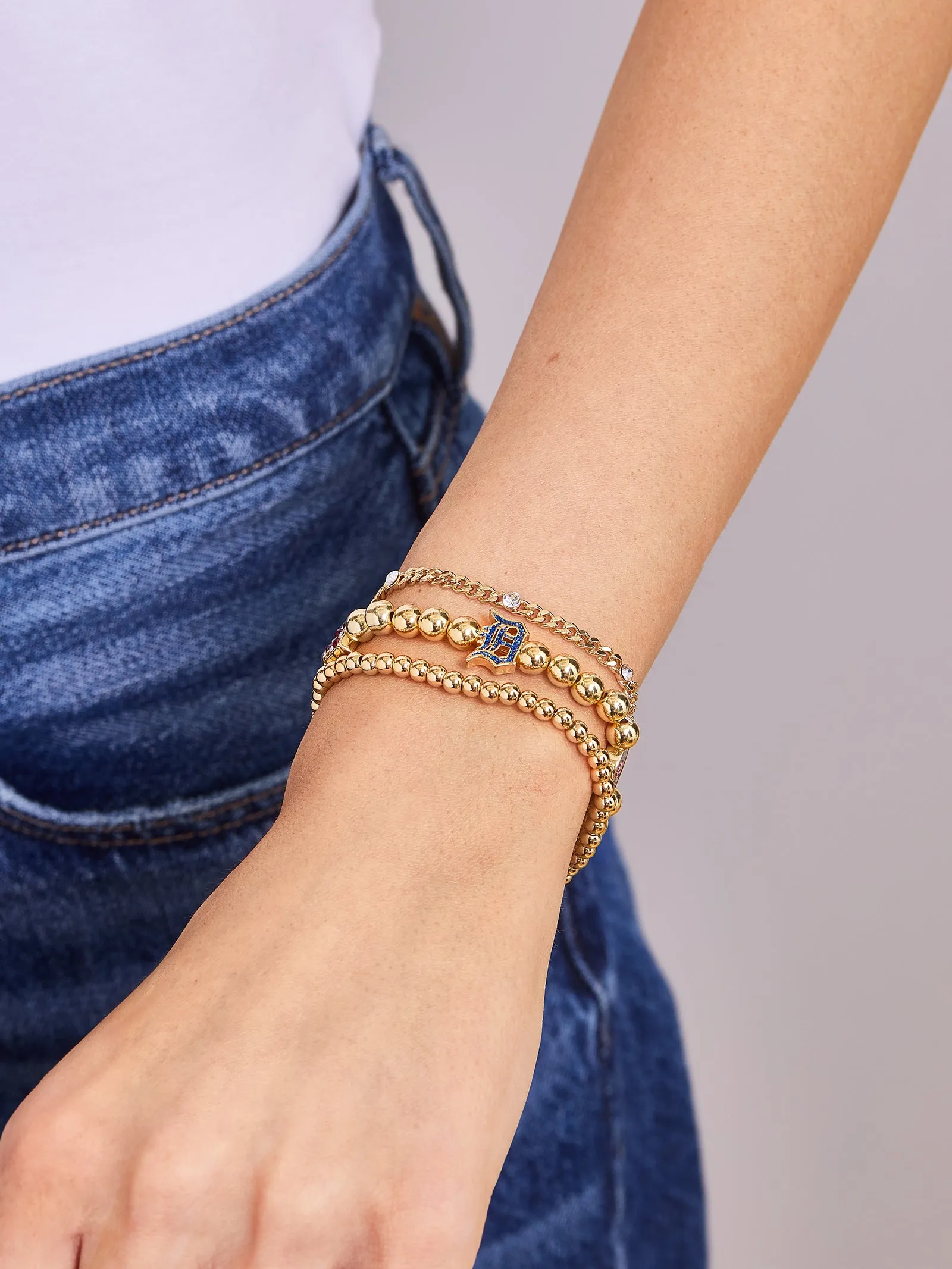 MLB Pisa Charm Bracelet - Detroit Tigers sold by BaubleBar product image thumbnail 2