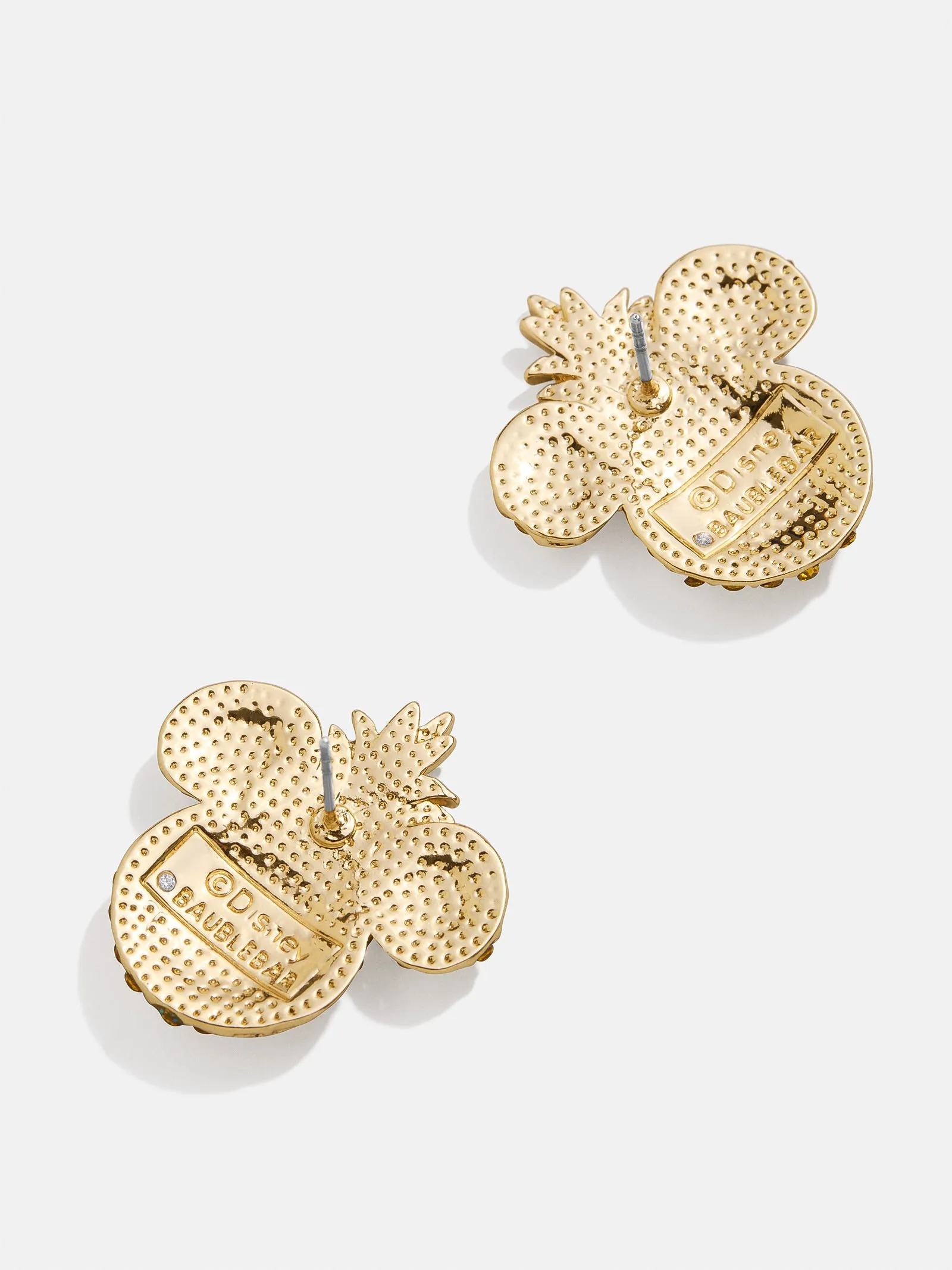Mickey Mouse Disney Pineapple Earrings - Yellow sold by BaubleBar product image thumbnail 3