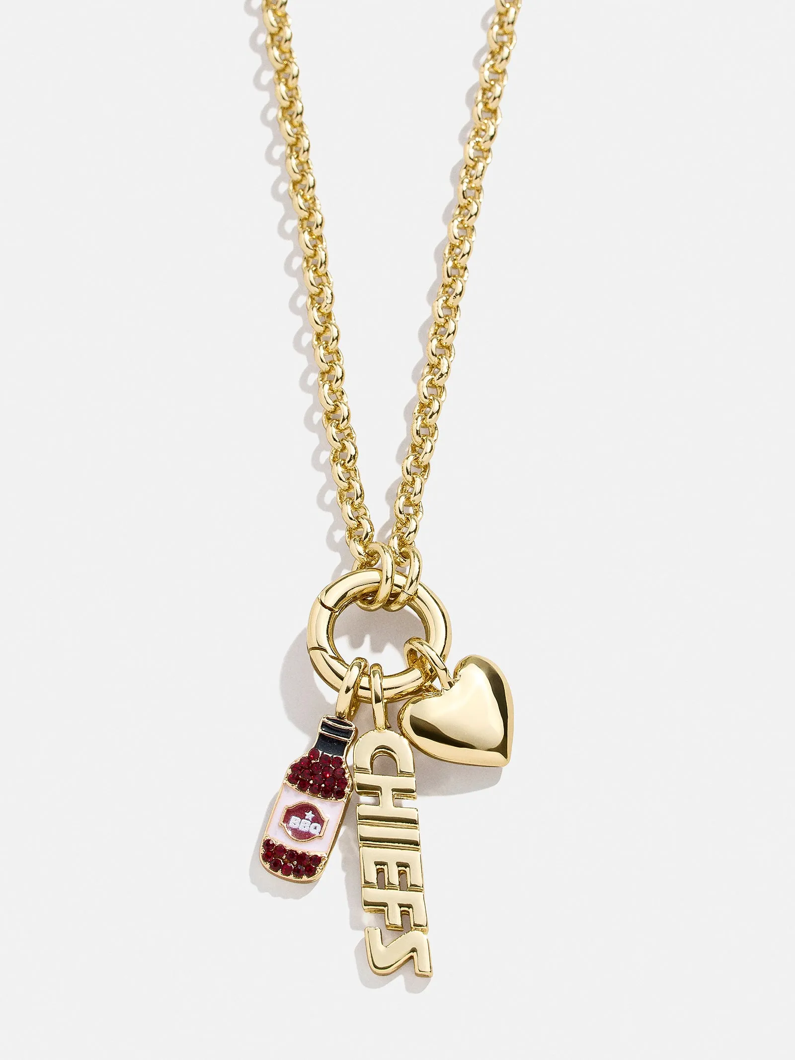 WEAR By Erin Andrews X BaubleBar Kansas City Chiefs Charm Necklace - Kansas City Chiefs sold by BaubleBar