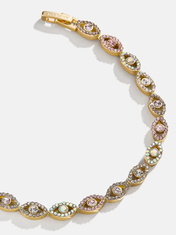 Evil Eye Tennis Bracelet - Neutral sold by BaubleBar
