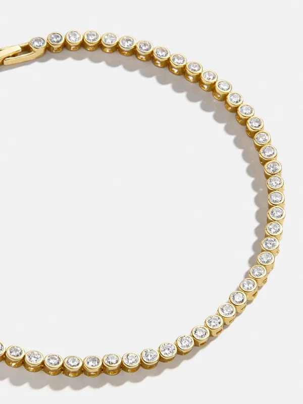 Amalie Tennis Bracelet - 18K Gold Plated Sterling Silver sold by BaubleBar