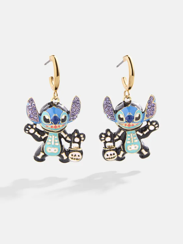 Stitch Disney Skeleton Earrings - Blue sold by BaubleBar