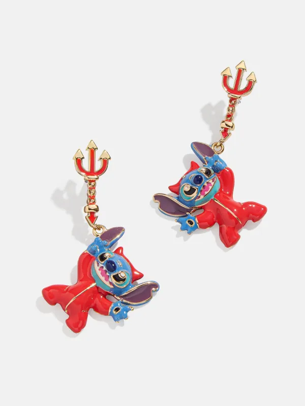 Stitch Disney Devil Earrings - Red sold by BaubleBar