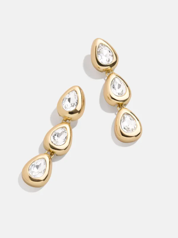 Eden Earrings - Gold/Pavé sold by BaubleBar