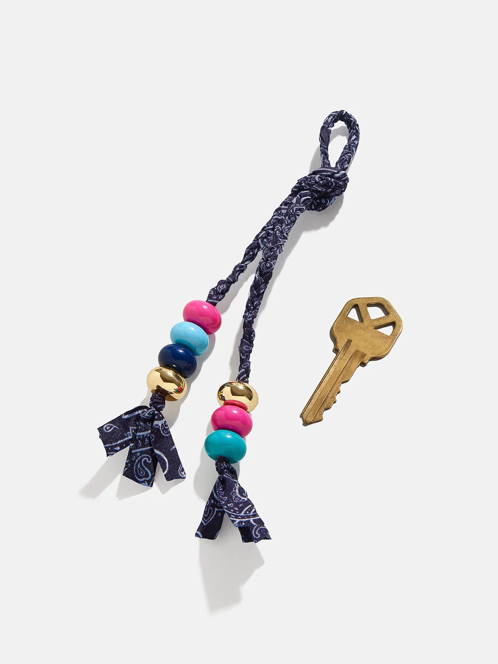 Braided Bandana Bag Charm - Navy sold by BaubleBar product image thumbnail 4