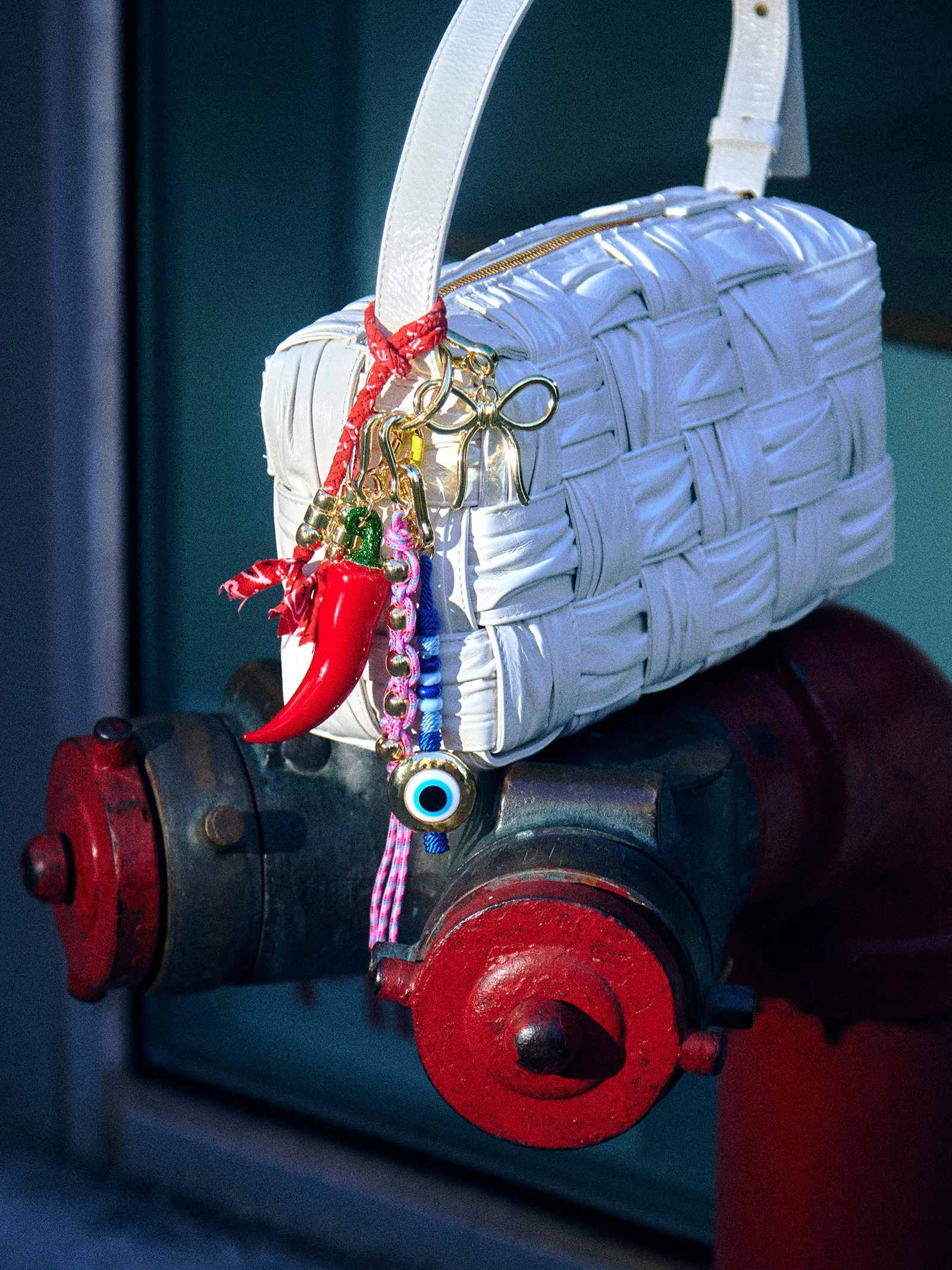 Eyes Off Envy Bag Charm - Blue sold by BaubleBar product image thumbnail 2
