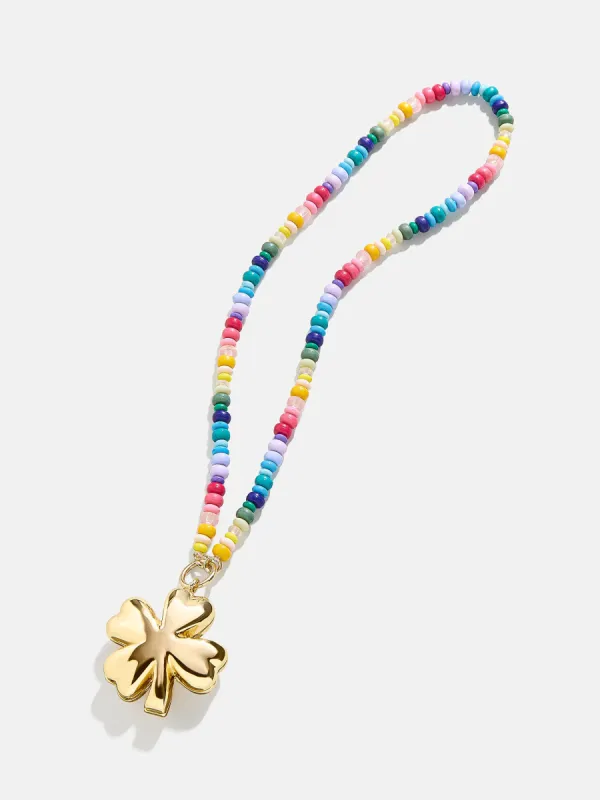 Luck And Loaded Bag Charm - Clover sold by BaubleBar