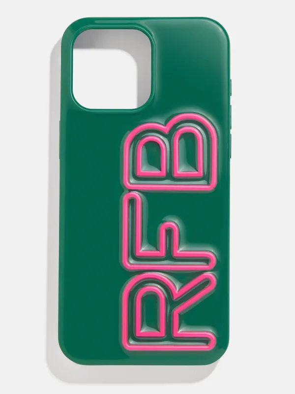 Fine Line Custom IPhone Case - Green/Hot Pink sold by BaubleBar