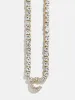 Initial Tennis Necklace - Gold/Pavé sold by BaubleBar