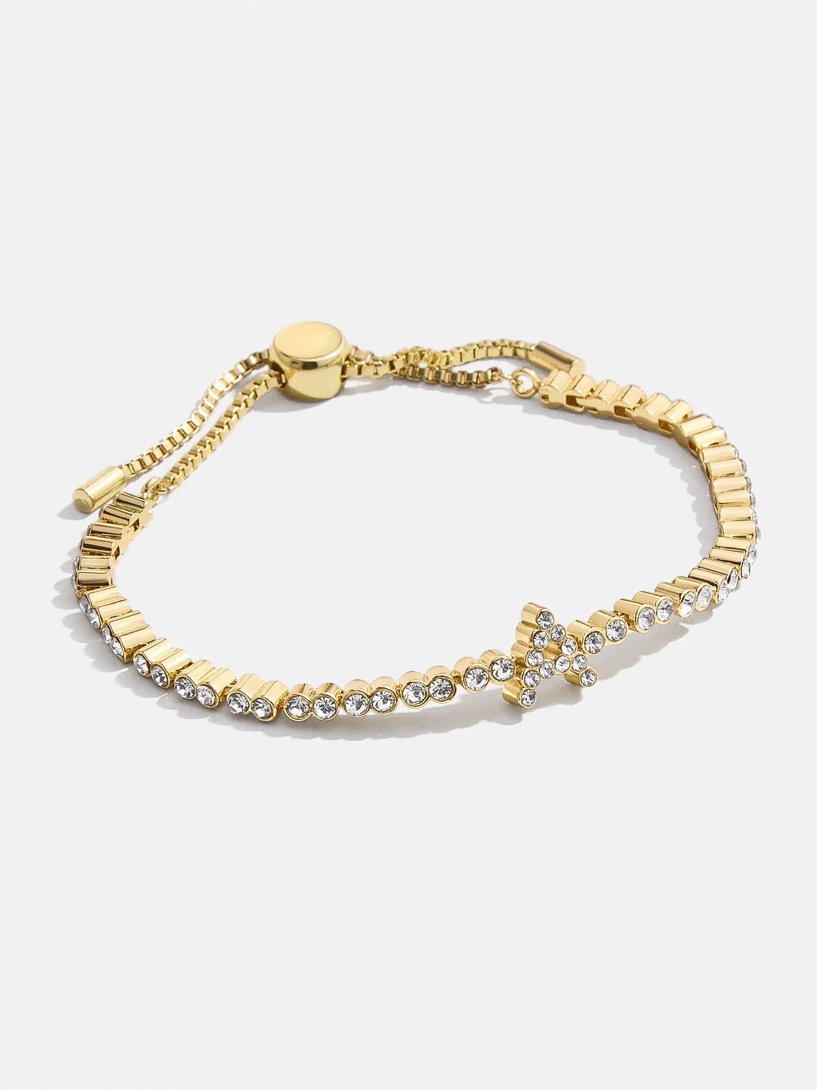 Tennis Initial Bracelet - Gold/Pavé sold by BaubleBar product image thumbnail 3