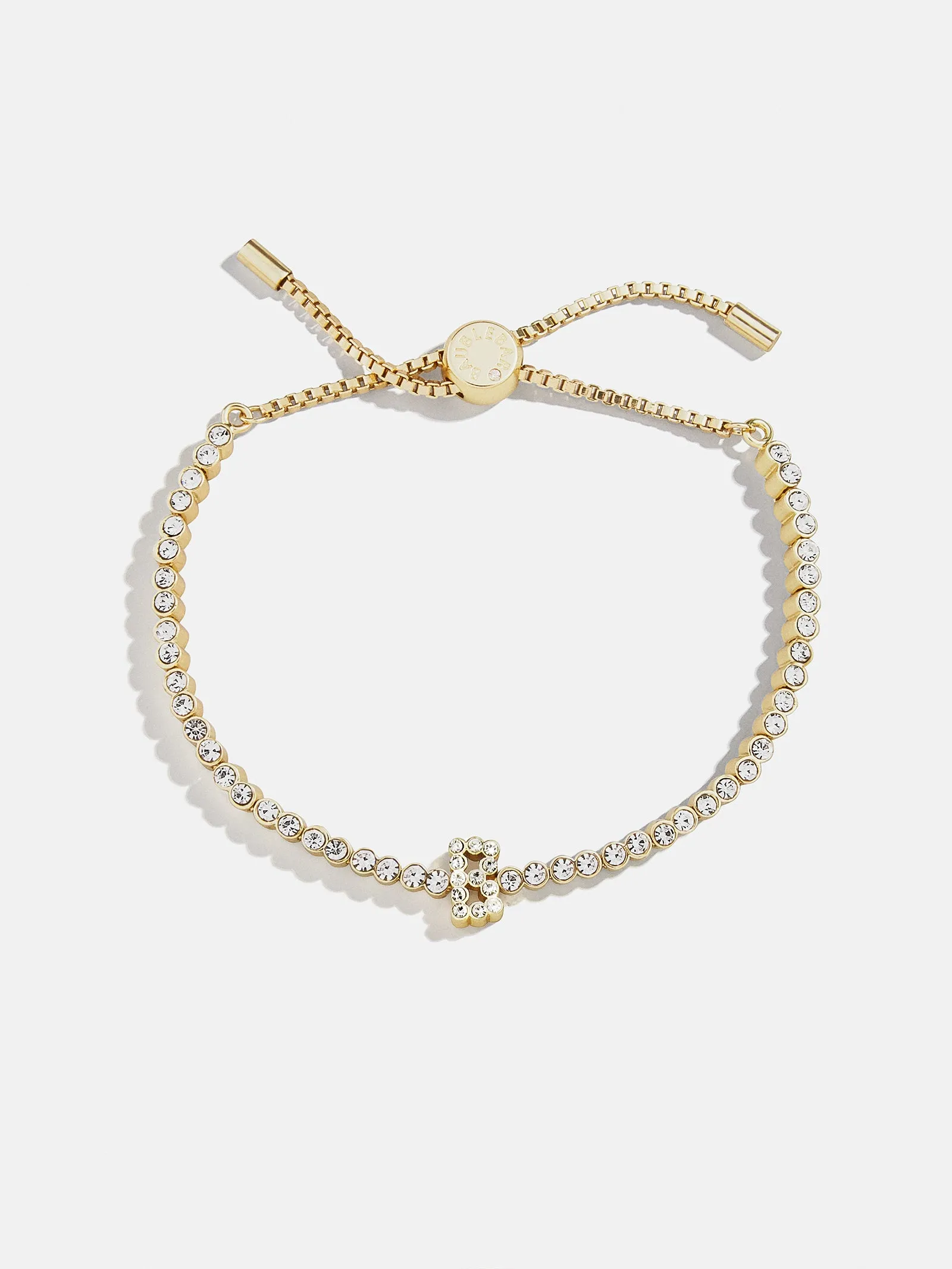 Tennis Initial Bracelet - Gold/Pavé sold by BaubleBar product image thumbnail 5