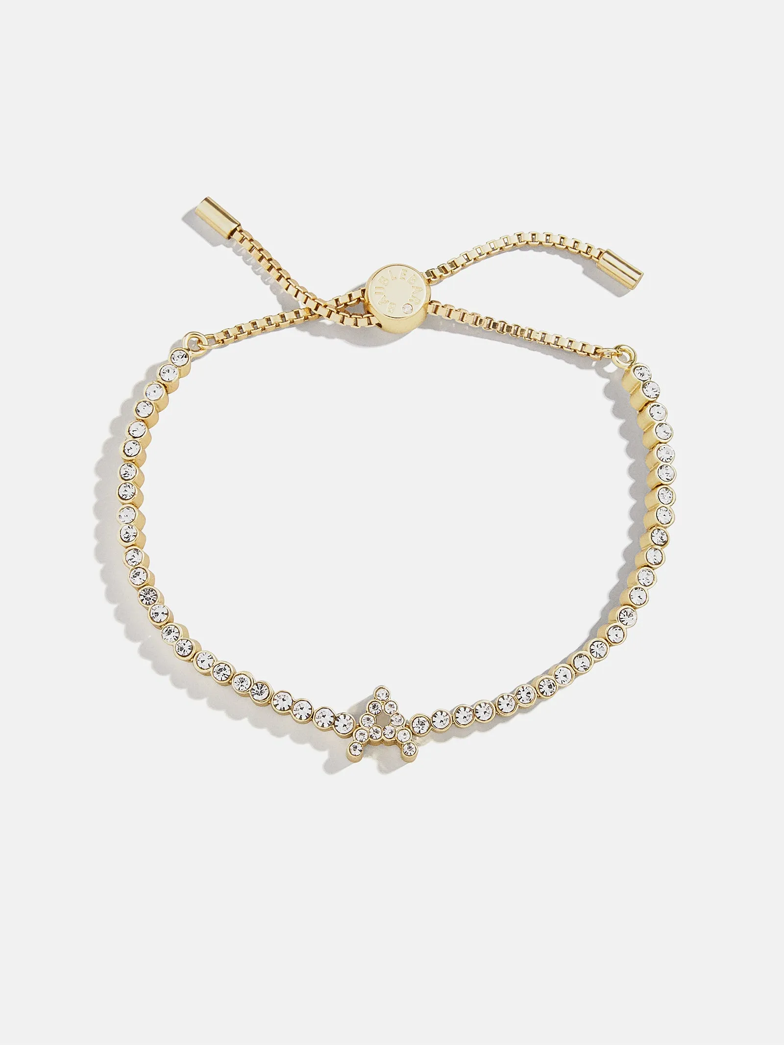Tennis Initial Bracelet - Gold/Pavé sold by BaubleBar product image thumbnail 4