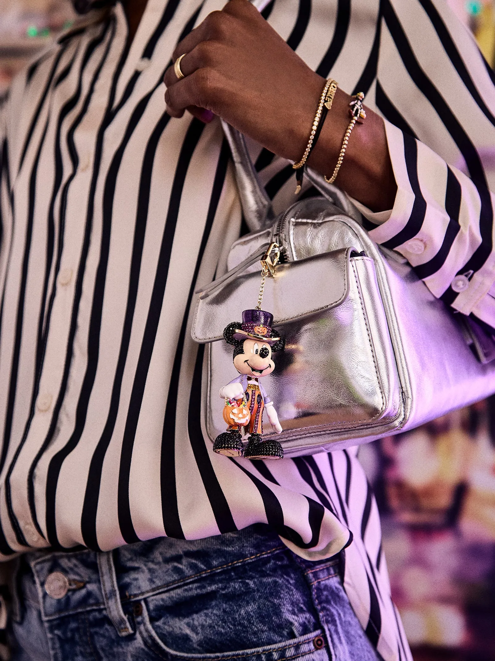 Mickey Mouse Disney Trick Or Treat Bag Charm - Mickey Mouse sold by BaubleBar product image thumbnail 2