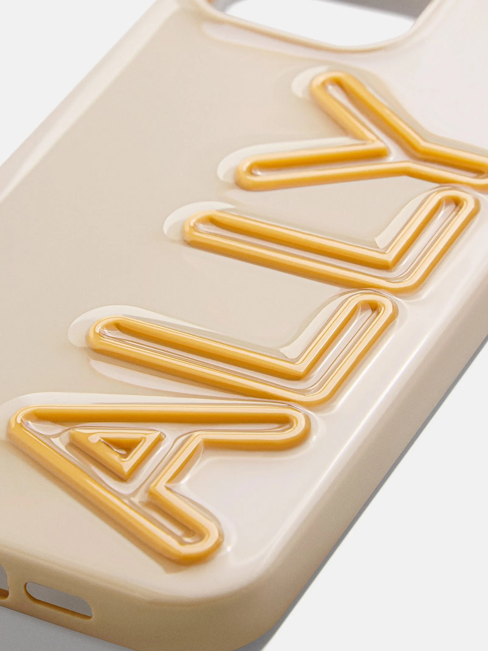 Fine Line Custom iPhone Case - Beige/Antique Gold sold by BaubleBar product image thumbnail 2