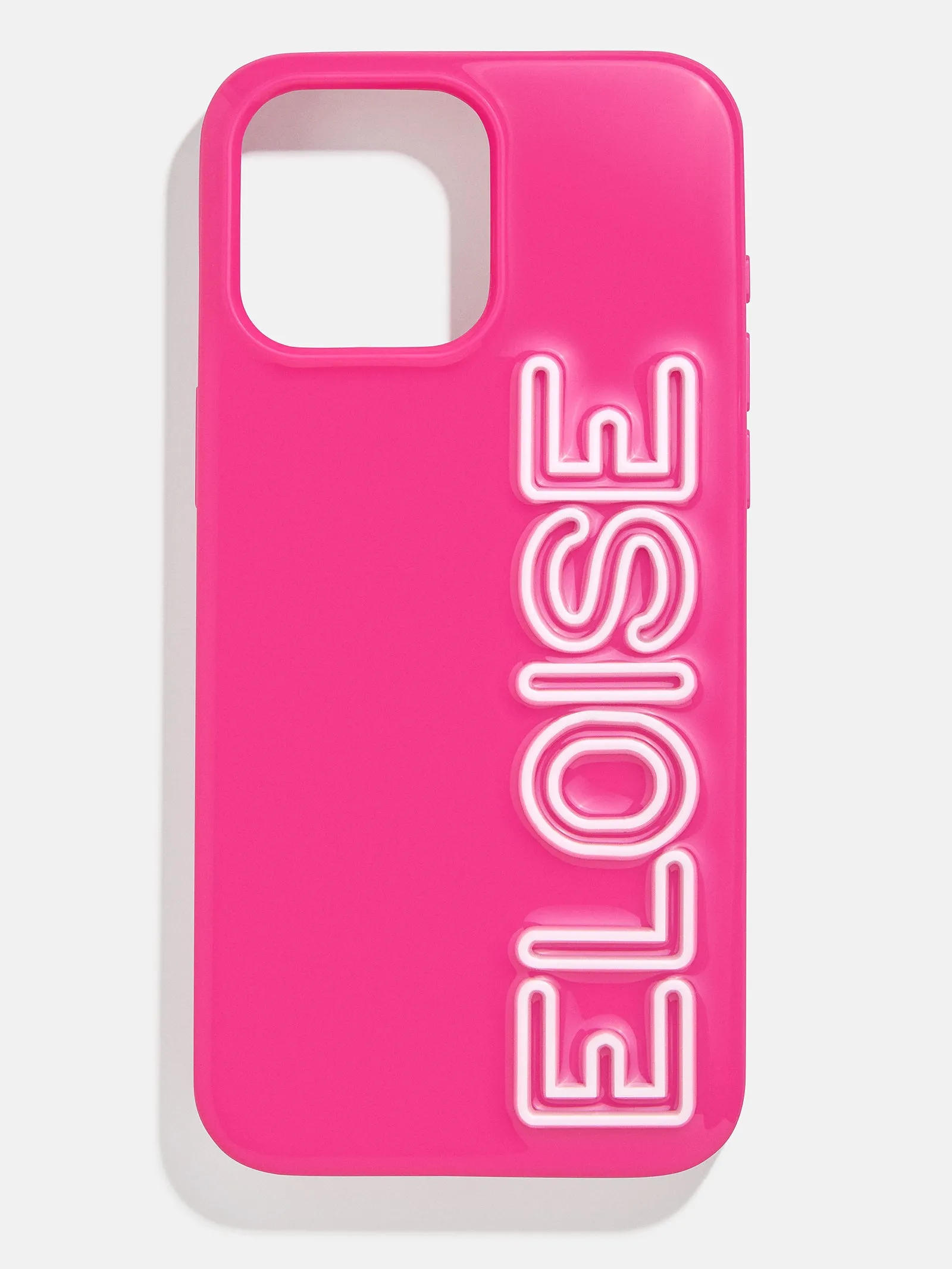 Fine Line Custom iPhone Case - Hot Pink/White sold by BaubleBar