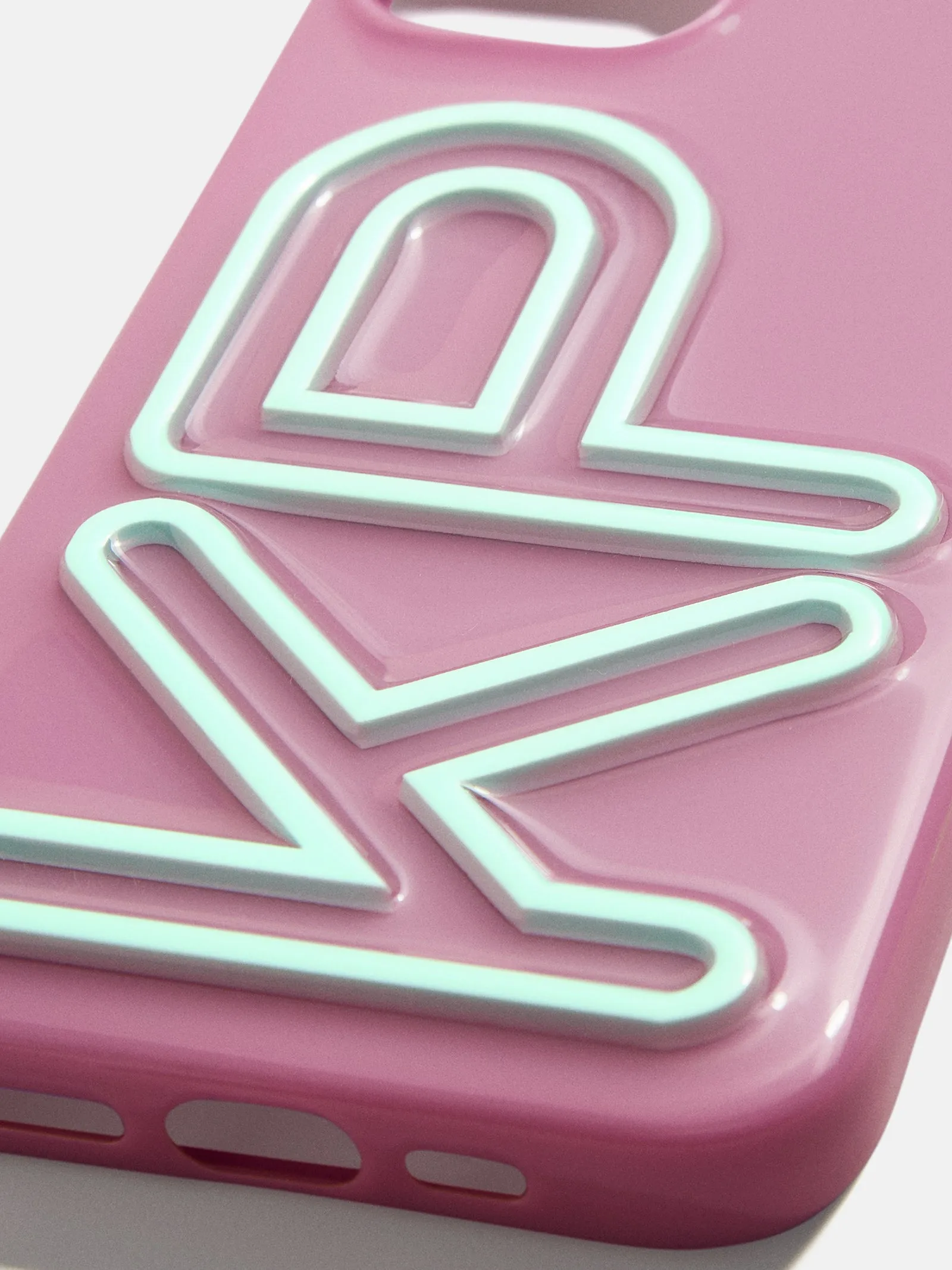 Fine Line Custom iPhone Case - Dark Purple/Light Blue sold by BaubleBar product image thumbnail 2