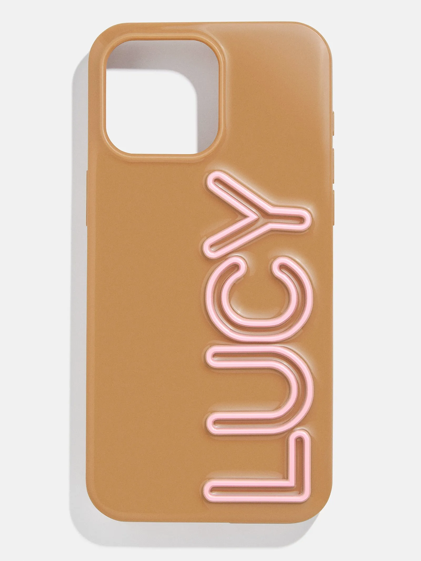 Fine Line Custom iPhone Case - Brown/Blush sold by BaubleBar