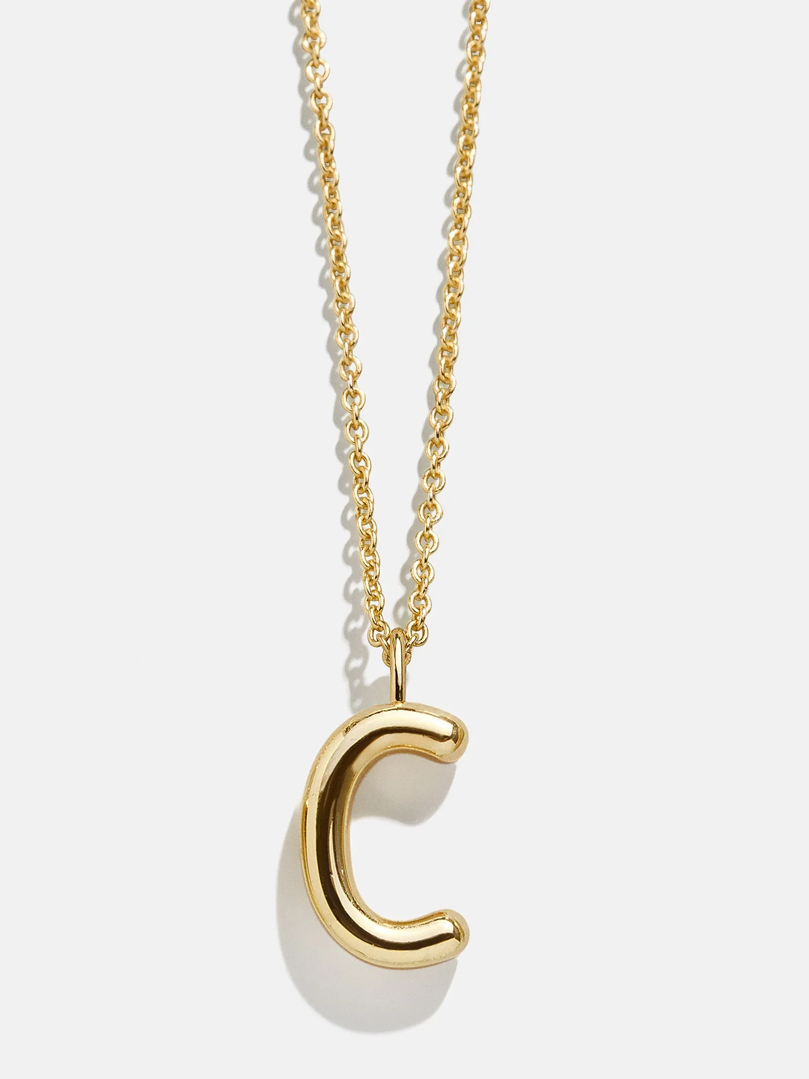 Classic 18K Gold Initial Necklace - 18K Gold sold by BaubleBar product image thumbnail 5