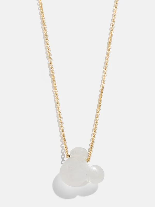 Mickey Mouse Disney Stone Pendant Necklace - White Quartz sold by BaubleBar