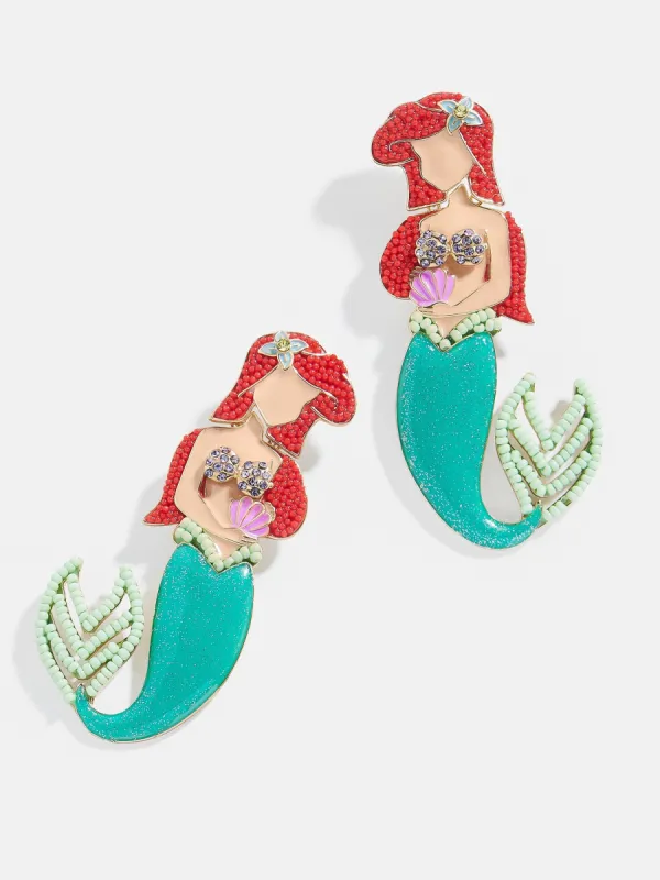 Ariel Disney Earrings - Red sold by BaubleBar