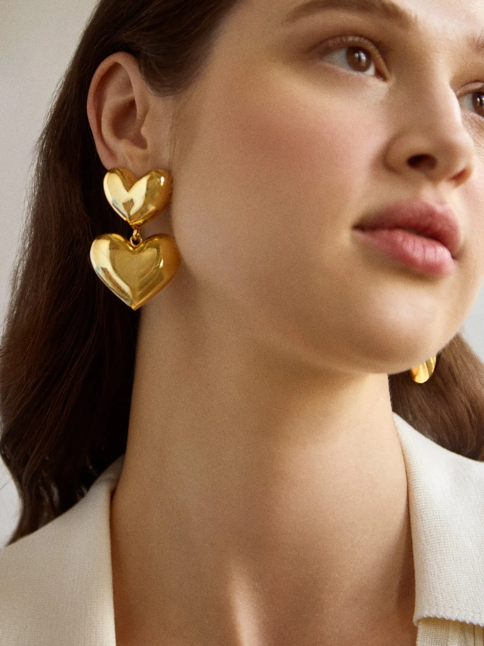 Lizzie Earrings - Large sold by BaubleBar product image thumbnail 2