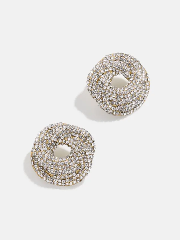 Susan Earrings - Gold/Pavé sold by BaubleBar