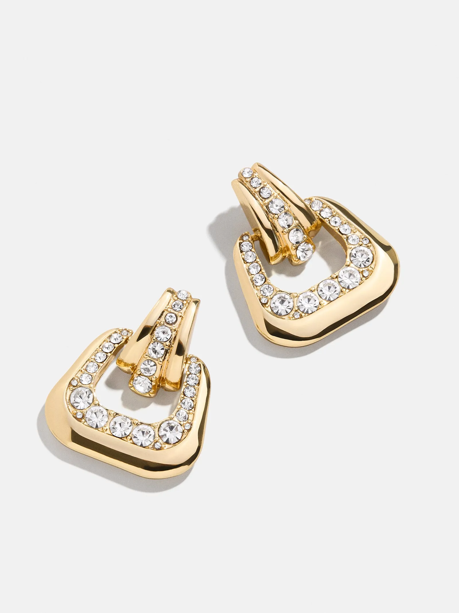 Mila Earrings - Gold/Pavé sold by BaubleBar