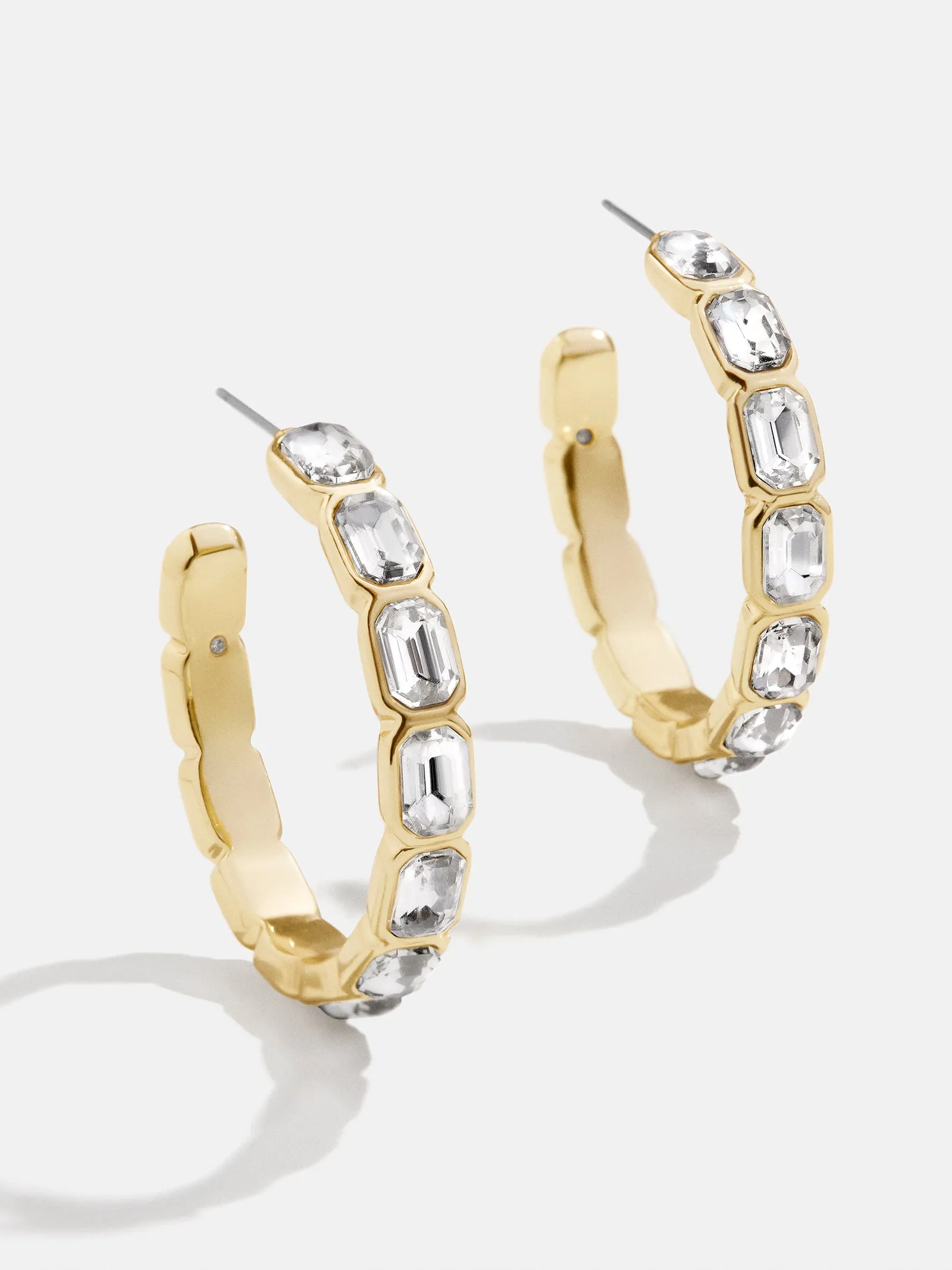 Maeve Earrings - Gold/Pavé sold by BaubleBar