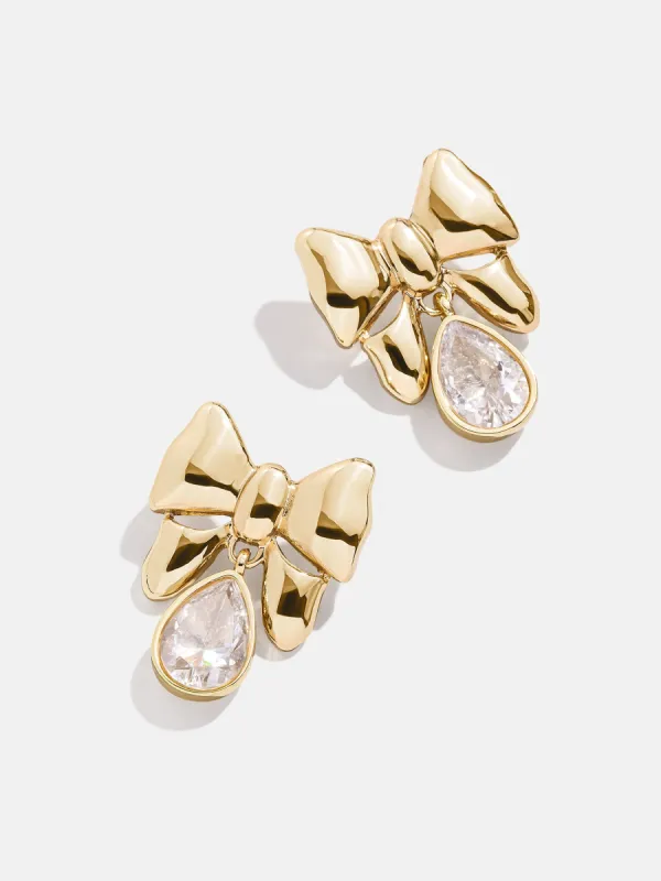 Belle Earrings - Gold/Pavé sold by BaubleBar