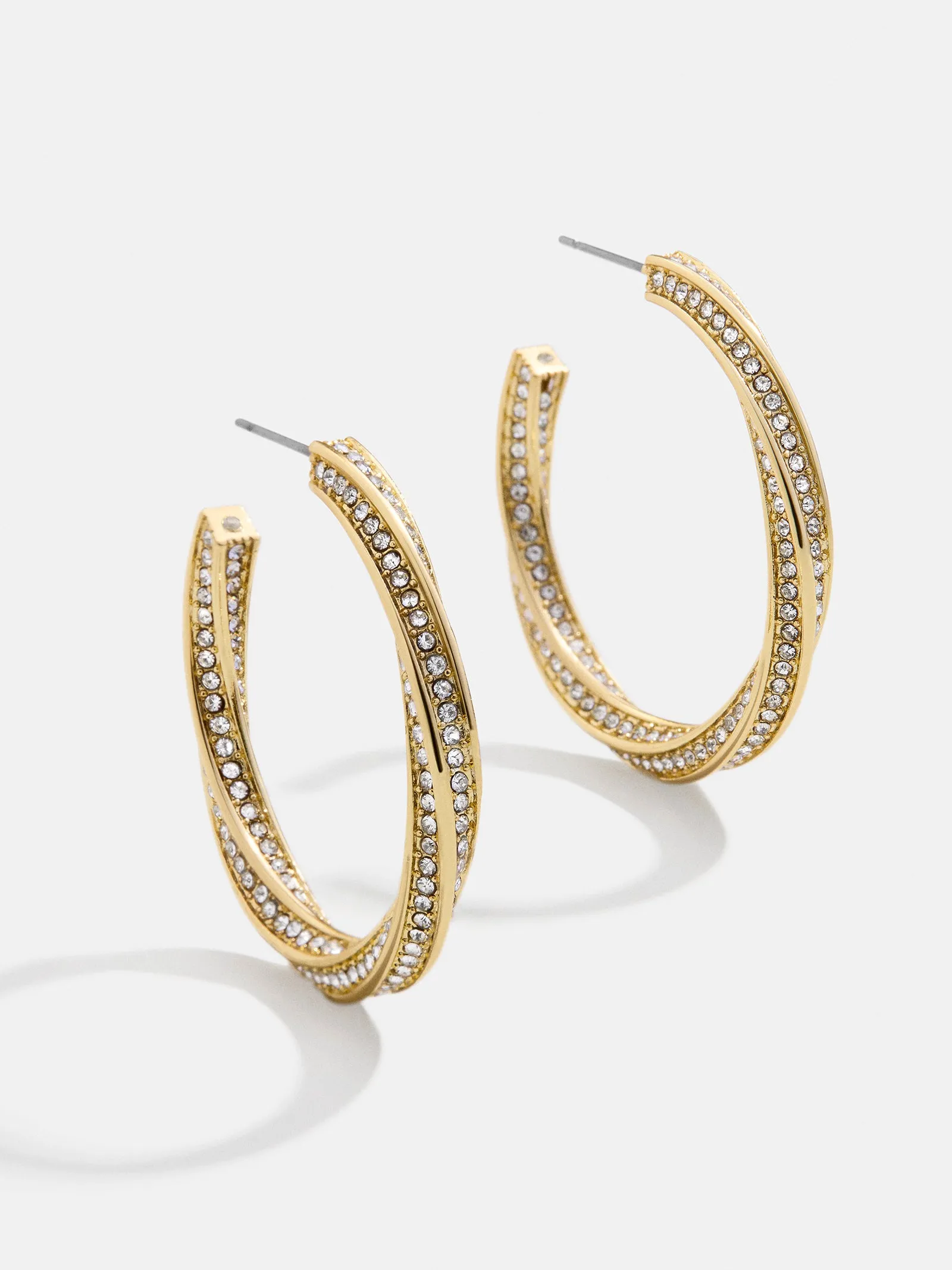 Heather Earrings - Gold/Pavé sold by BaubleBar