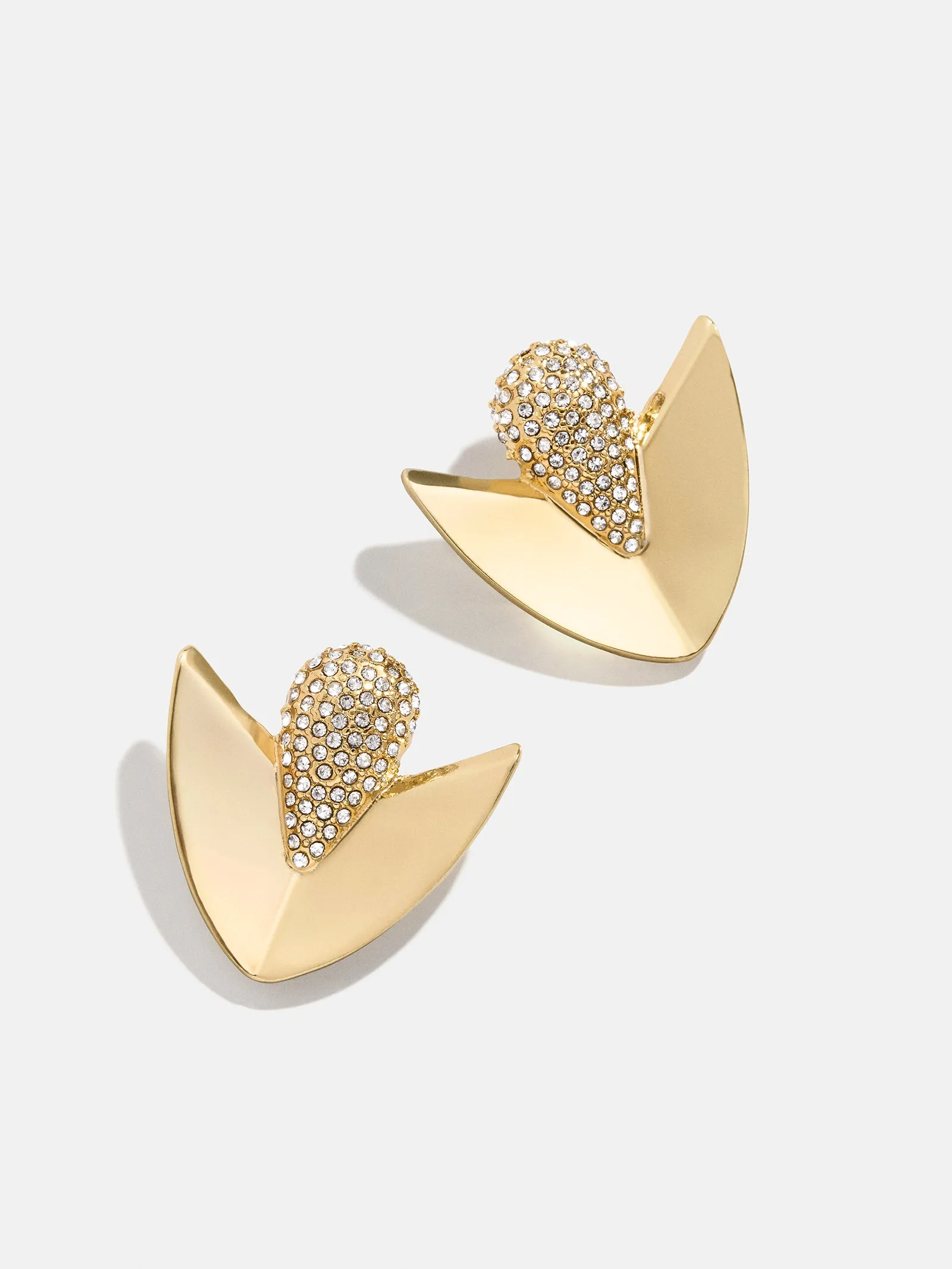 Ruth Earrings - Gold/Pavé sold by BaubleBar
