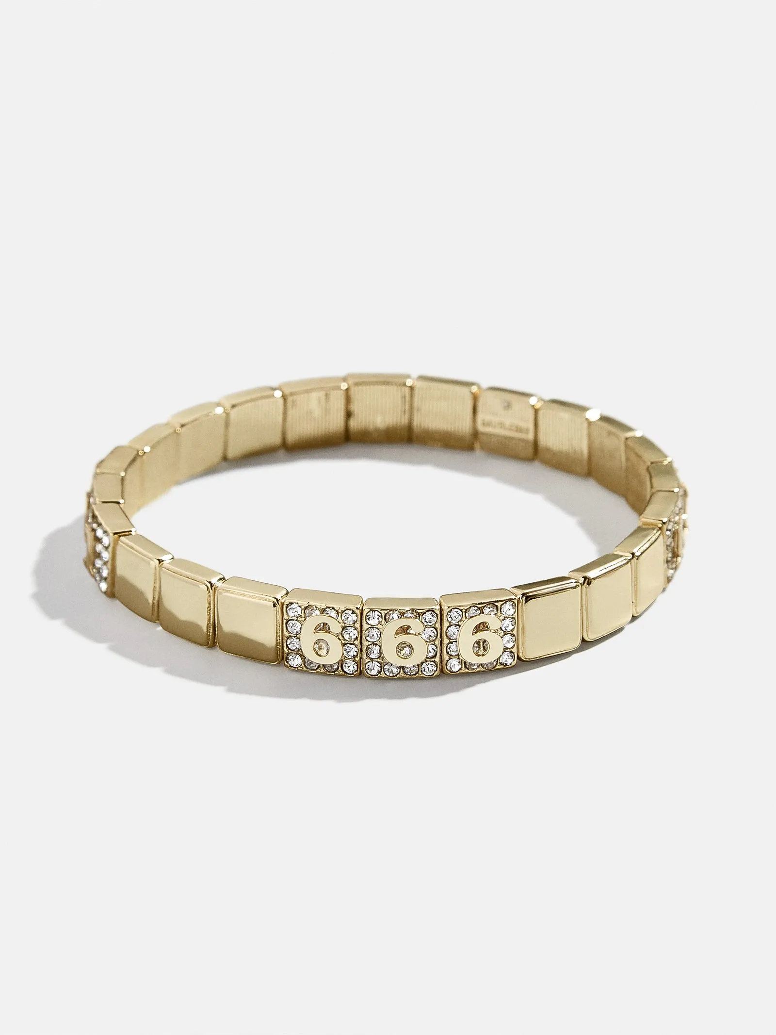 Angel Number Tile Bracelet - 666 sold by BaubleBar