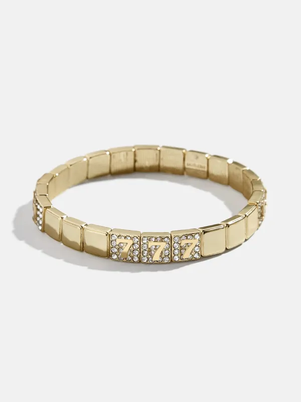 Angel Number Tile Bracelet - 777 sold by BaubleBar