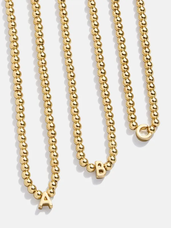 Initial Pisa Necklace - Gold sold by BaubleBar